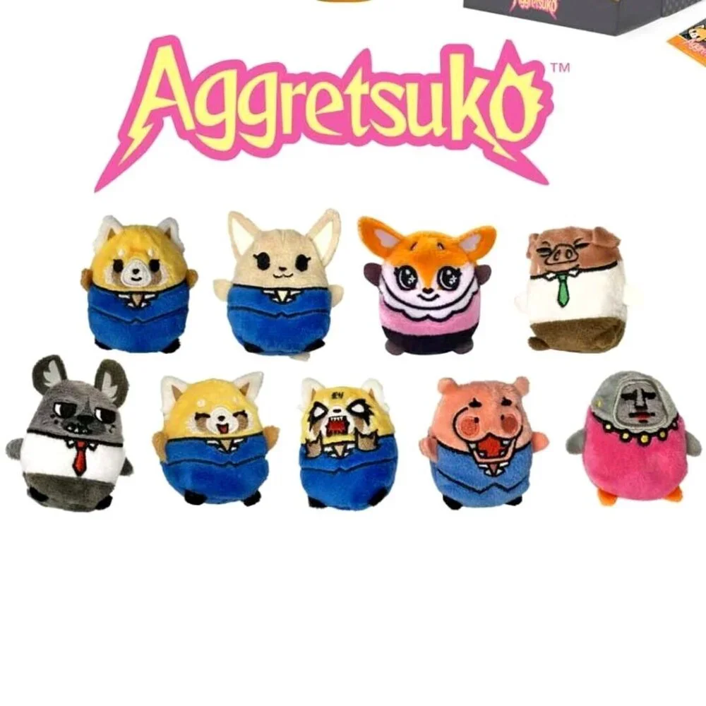 Aggretsuko Cutie Beans‎ Series 1 Blind Bag with Clip Case